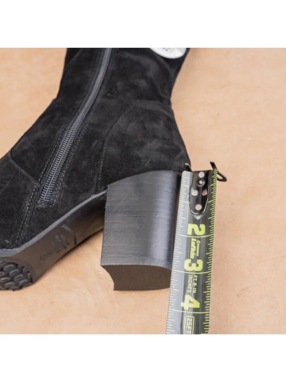 Blondo Women Tatum Waterproof Black Suede Fashion OTK Zip Pointy Toe Boots sz 9.
